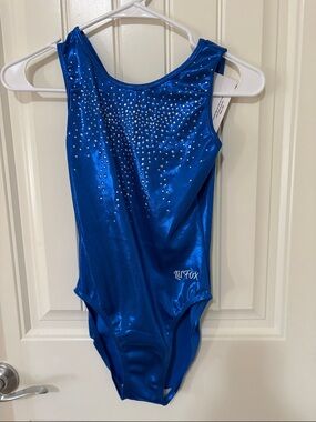 NWT Blue Sparkle Gymnastics Leotard by LILFOX